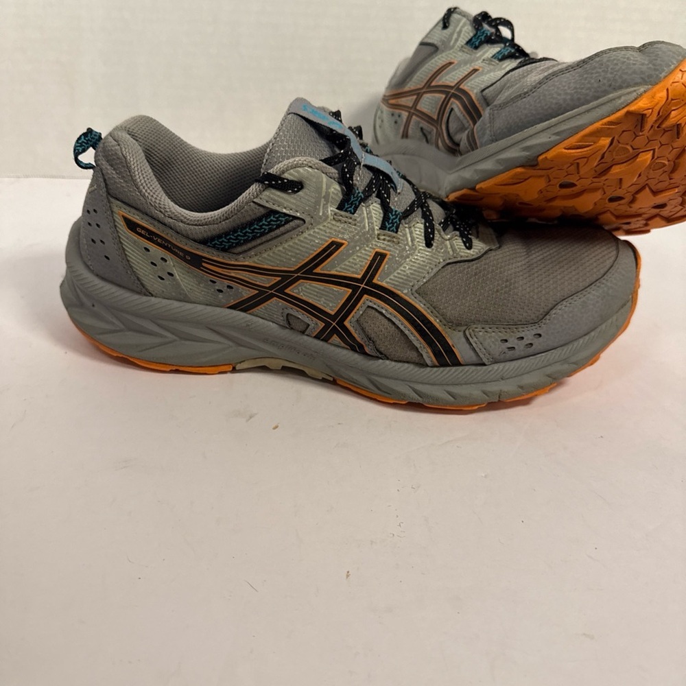 Asics Gel-Venture 9 Men's Tennis Shoes Size 10 Sheet Rock/Sun Peach - Picture 1 of 16